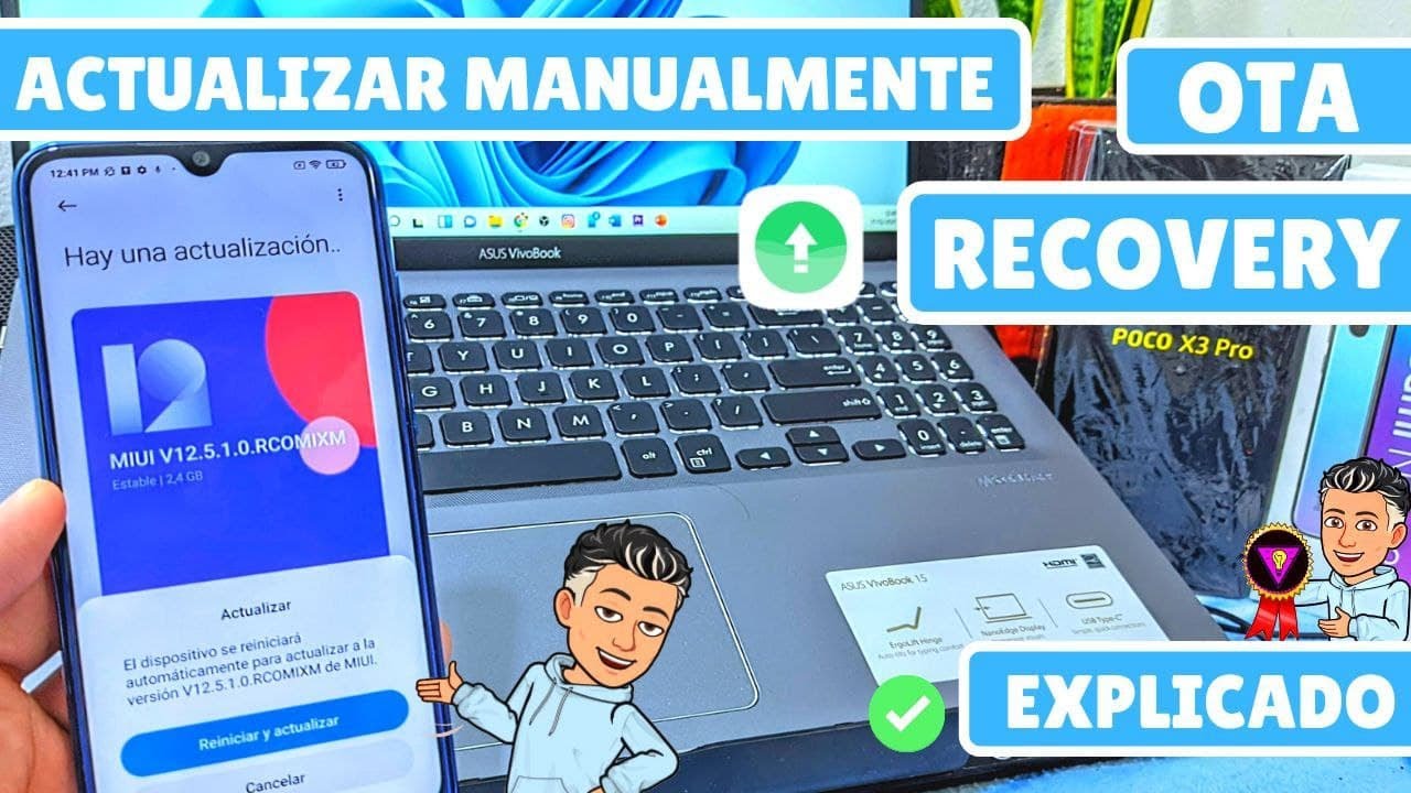 🤯XIAOMI ACTUALIZAR A LA ULTIMA VERSION DE MIUI MANUALMENTE! Via OTA🤯✅