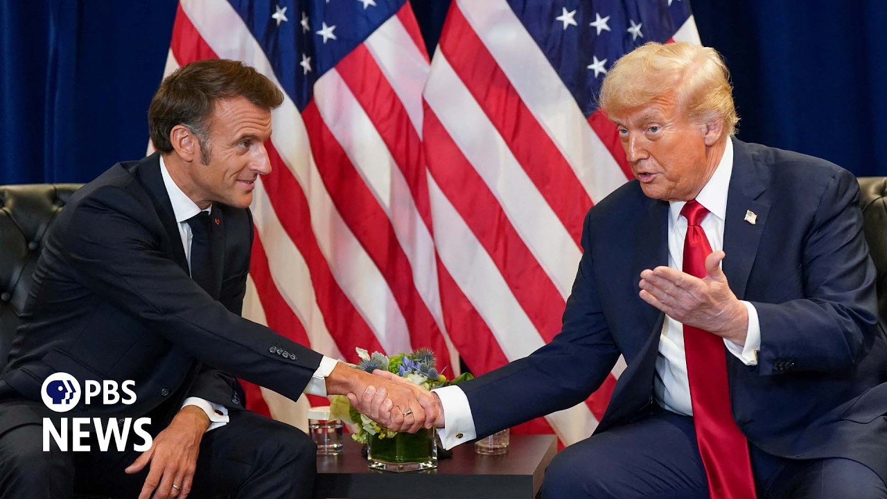 WATCH LIVE: Trump meets with French President Macron during G7 summit