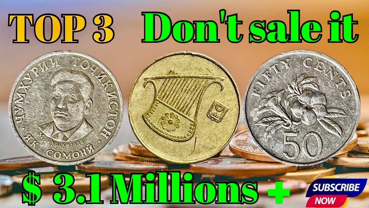 TOP 3 RARE COINS : Value, Worth, and How to Find Them