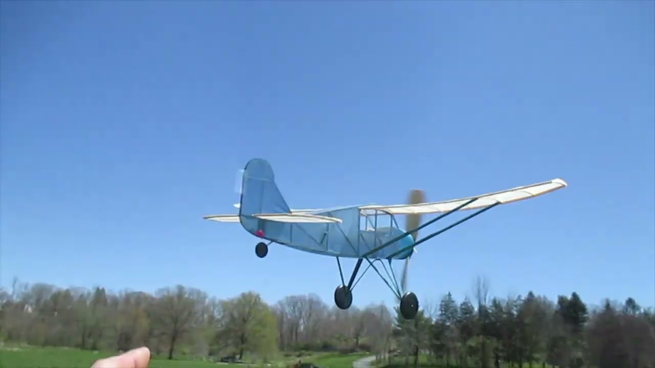 Build and Fly a Model Airplane from 1933. The Bellanca Skyrocket! Free Flight Fun!