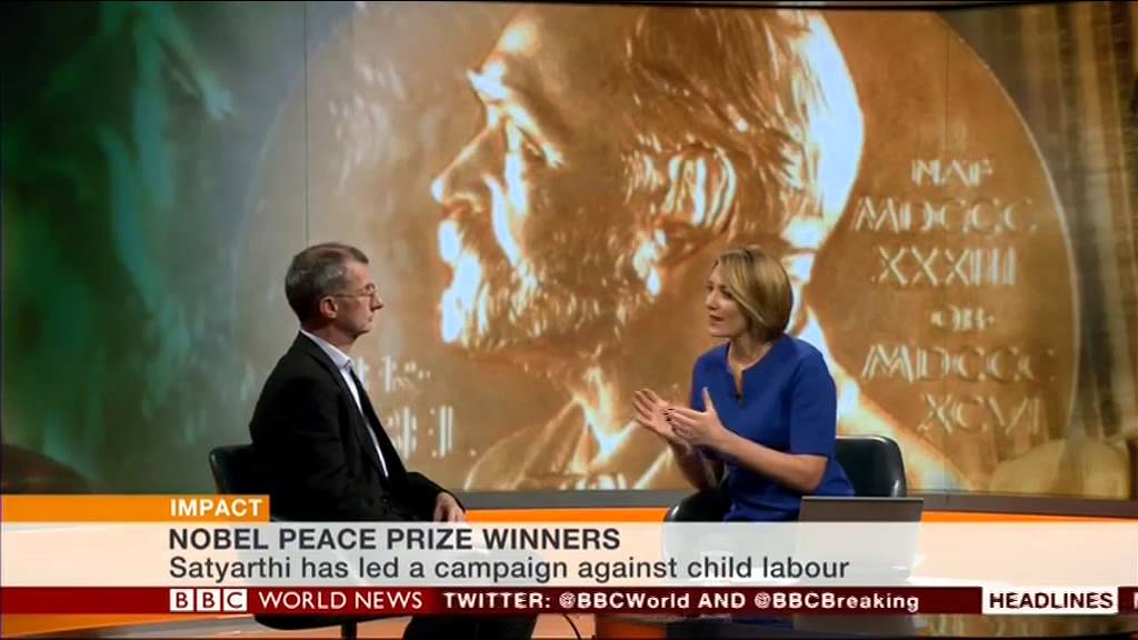 Kevin Watkins on Kailash Satyarthi winning the Nobel prize - BBC World News