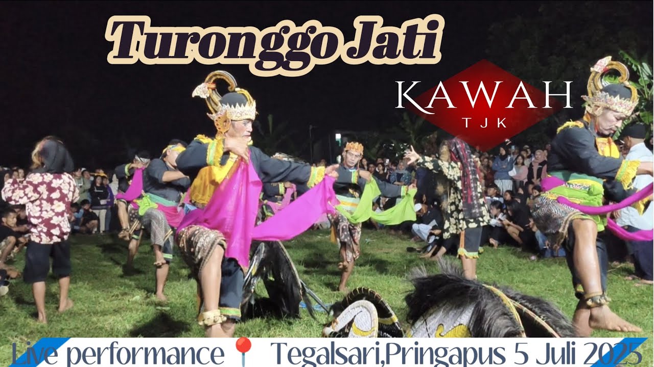 Padat Penonton!! Turonggo Jati kawah | Reog Kawah | Reog TJK | Reog Kawah main di Tegalsari Terbaru