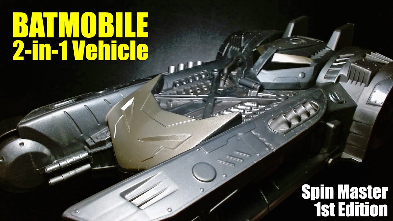 Batman Batmobile Spin Master 1st Edition 2-in-1 Vehicle DC Comics DC Multiverse Review