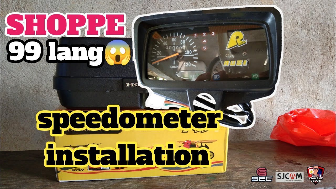 RUSI SPEEDOMETER Installation