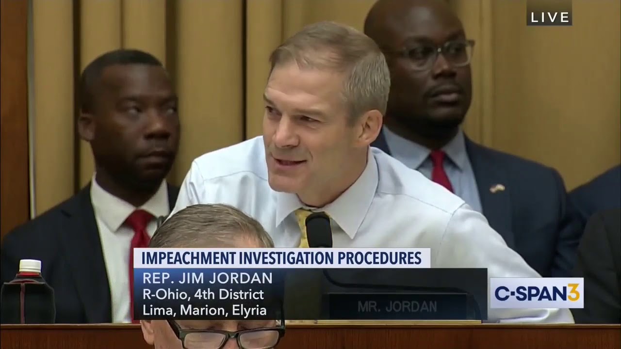 Rep. Jordan Criticizes Democrats for Impeachment