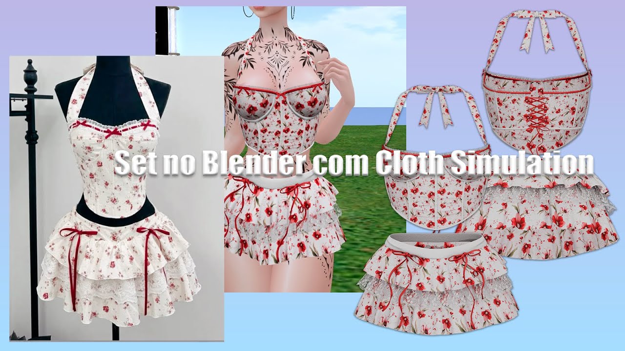 [BR] Aula 02 - Como Fazer um Set no Blender com Cloth Simulation