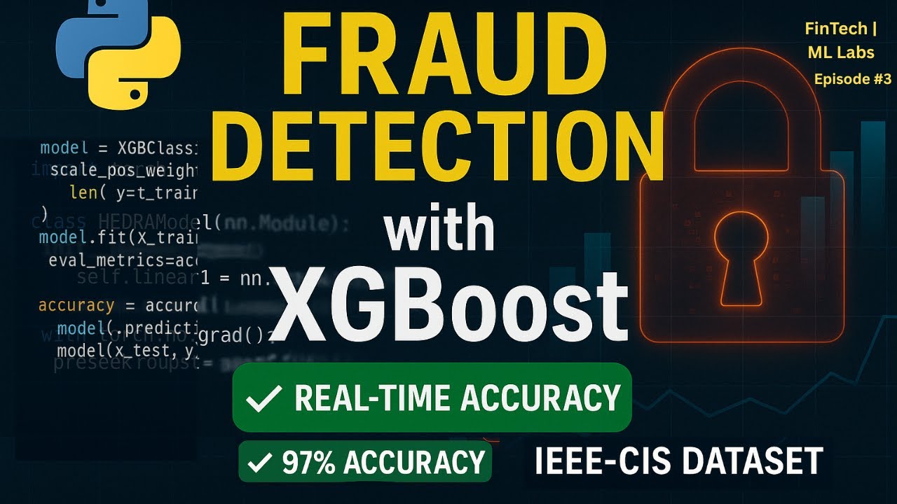 Build a Fraud Detection with XGBoost in Python | ML FinTech Project for Beginners