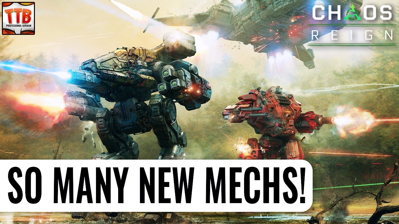 Грядёт Царствие Хаоса! Огромное количество новых мехов в новом DLC8 для Mechwarrior 5 Mercenaries.