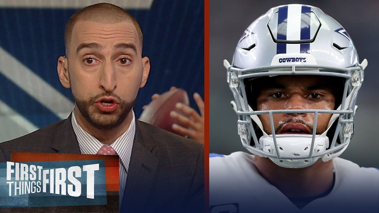 Nick and Cris discuss if Dak Prescott is hurting the Cowboys offense | NFL | FIRST THINGS FIRST