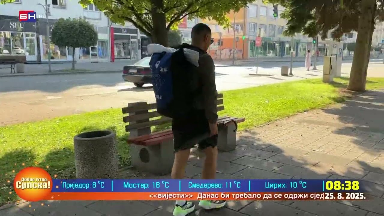 Dejan Nikolić iz Šamca se odlučio na hodočašće do manastira Ostrog