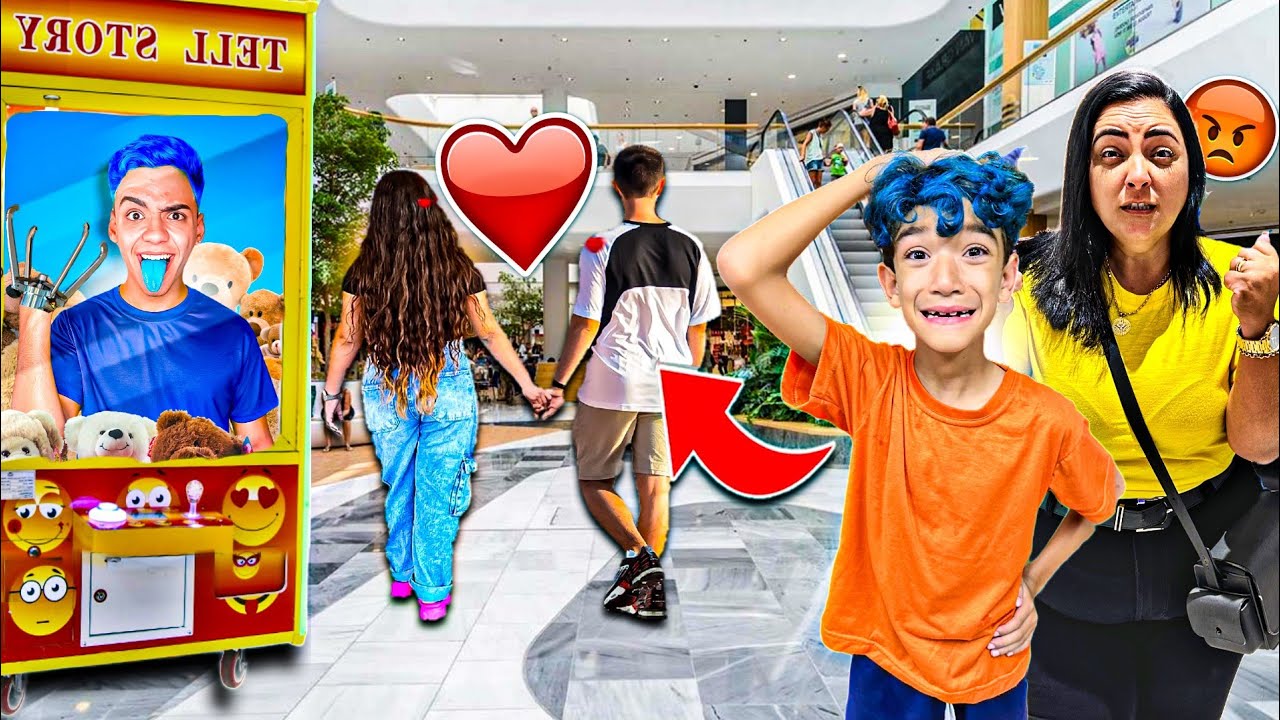 VIGIAMOS A MINHA IRMÃ  NO SHOPPING ESCONDIDA COM O LUCAS ROCHA DESAFIO EXTREMO - 1h
