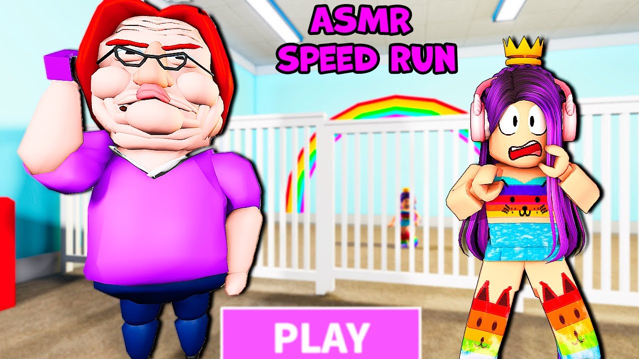 SPEED RUN - ESCAPE BETTY S NURSERY ROBLOX  - Without dying ( ASMR )