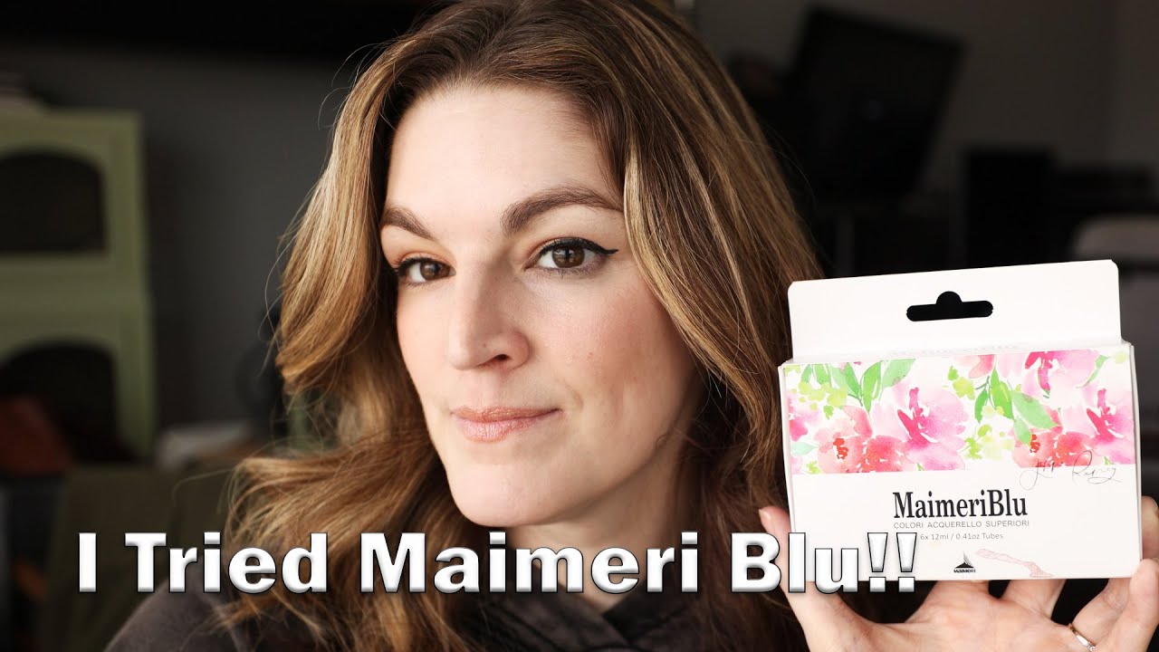 I finally tried out Maimeri Blu Watercolor Paints!! The Jenna Rainey collection
