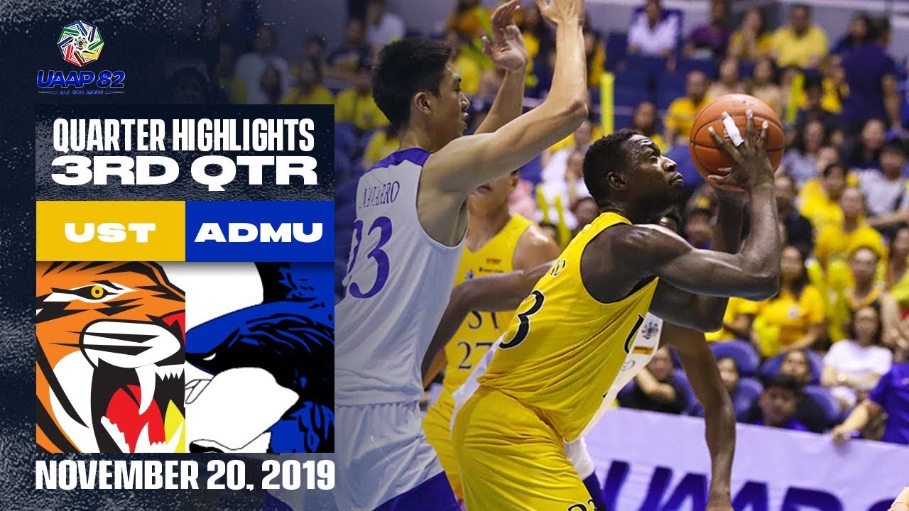 UST vs. ADMU - November 20, 2019  | 3rd Quarter Highlights | UAAP 82 MB