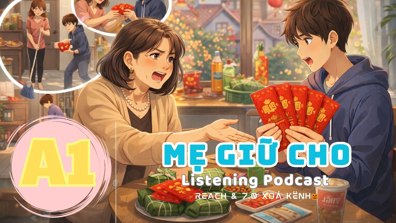 🎧 Luyện Nghe Tiếng Anh Level A1 - MẸ GIỮ CHO -  | Listening English Podcast |🎯