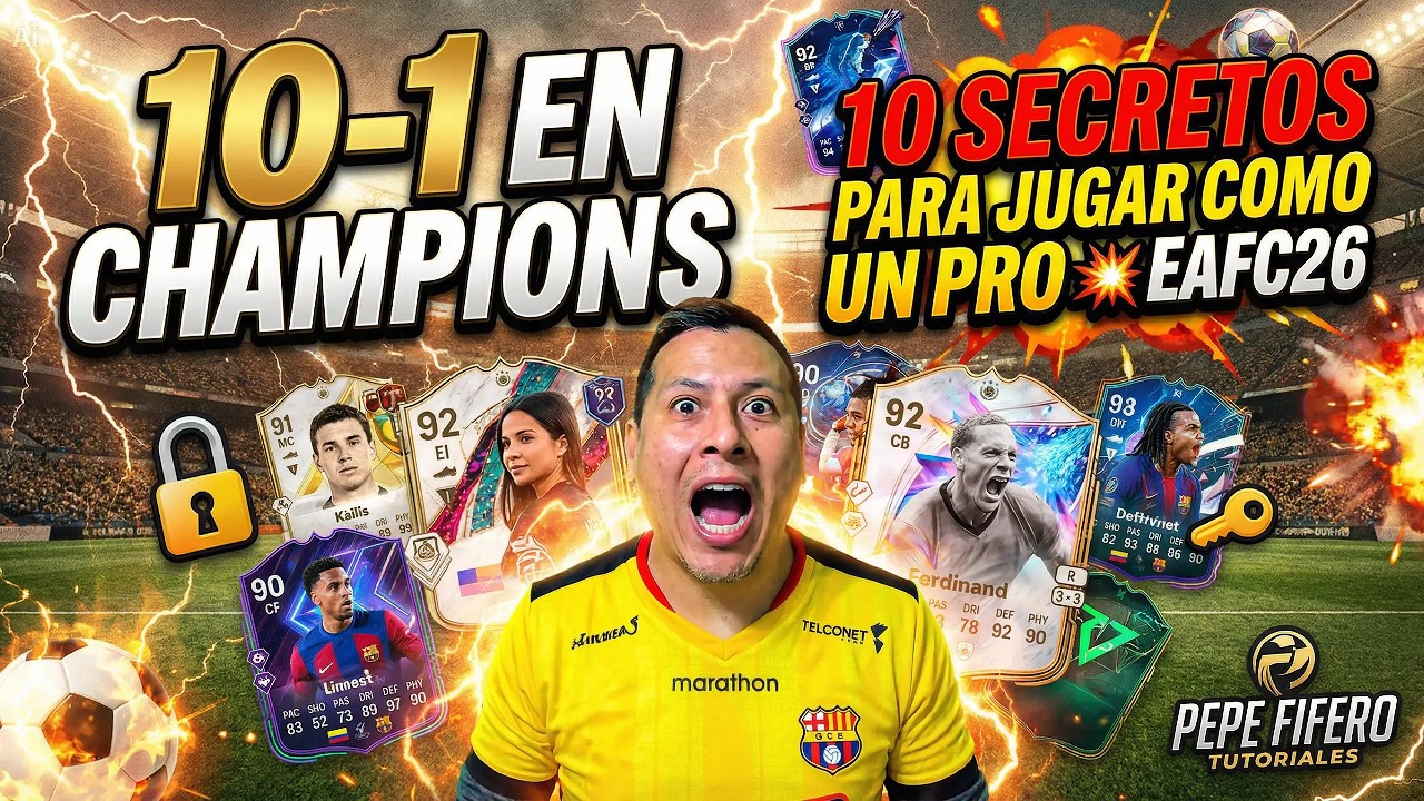 “10-1 EN CHAMPIONS Y 10 SECRETOS PARA JUGAR COMO UN PRO 💥 EAFC26”