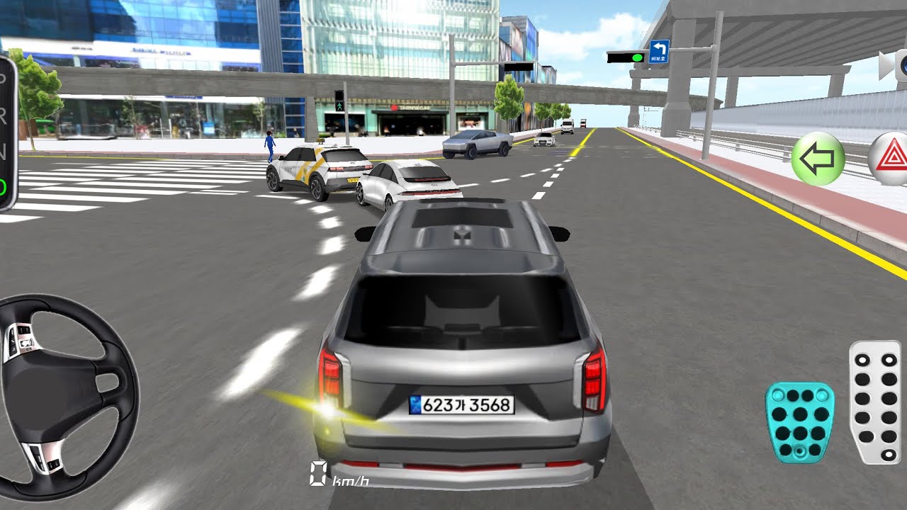 New Gray Huyundai Plasaide - 3d Driving Class || Car Game #Gameplay #cargame