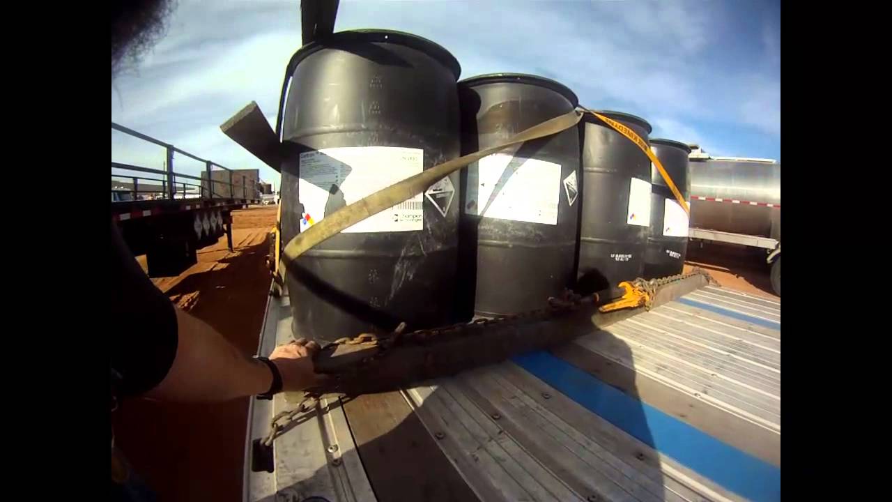 V-Boards On Hazmat Drums-Jim The Trucker Video Series
