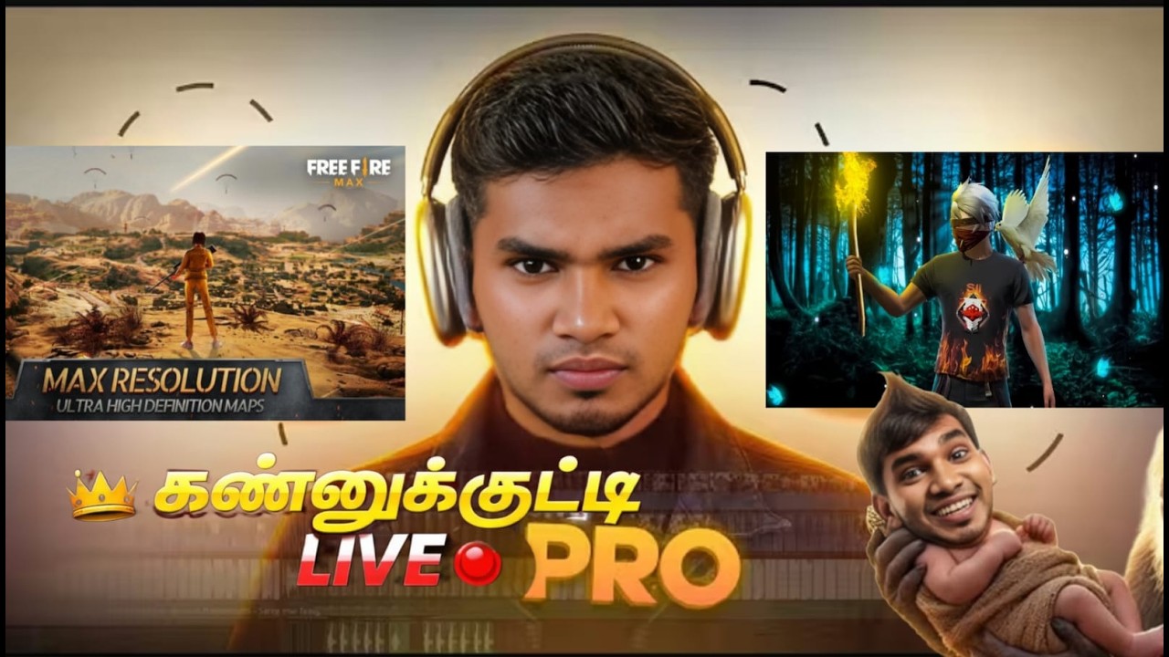 KANNUKUTTY J2D LIVE  FULL FUN ROOM MATCH TOP 100🔥 | HEADSHOT ONLY 😈 TAMIL LIVE #pc #fflivetamil