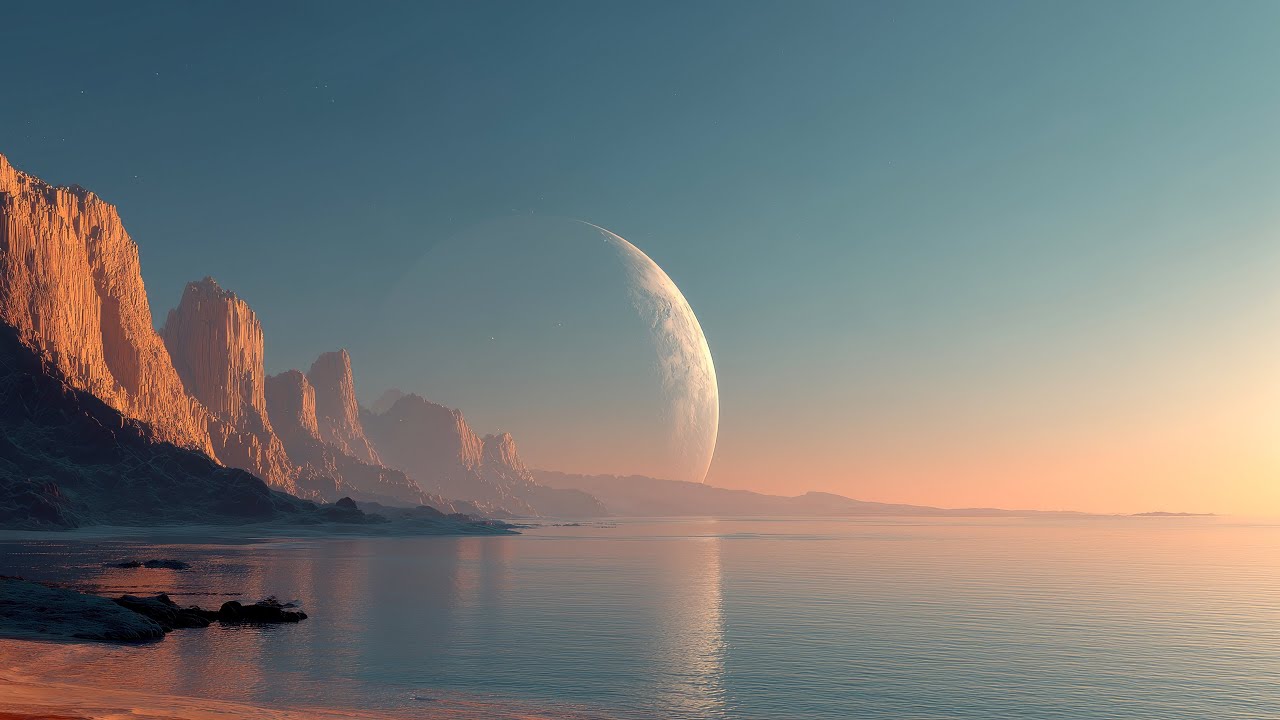 Lunara De Lune | Celestial Ocean Soundscape | Sci-Fi Ambient Music for Sleep & Deep Focus