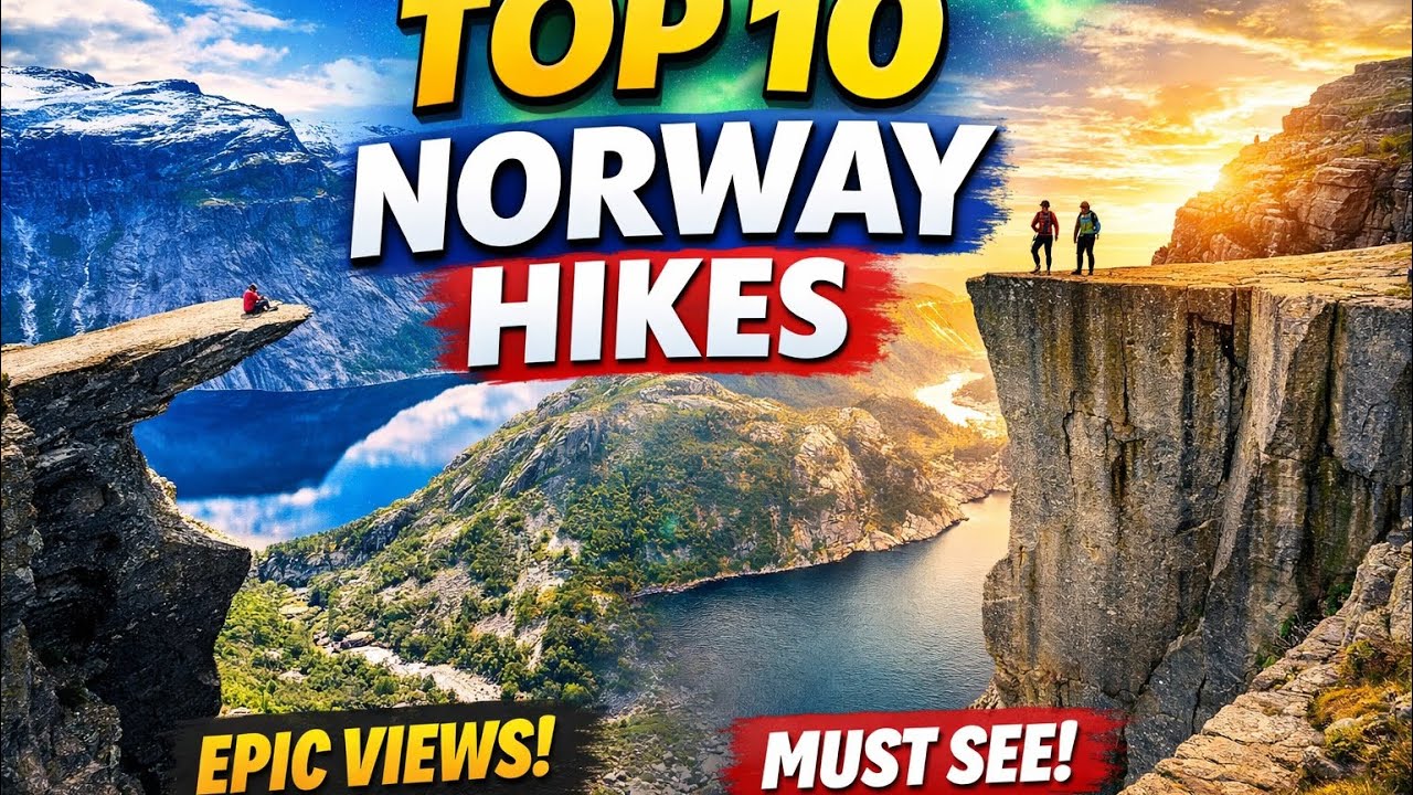 Top 10 Hiking Trails in Norway You Must Visit (2026 Travel Guide) 🇳🇴 ||Norway Beauty ||Tourist point