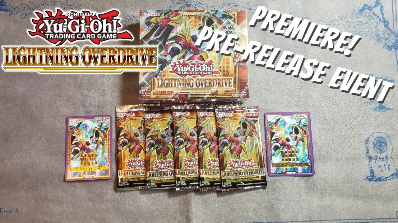 Yugioh Lightning Overdrive Premiere! Pre-Release Event & Pack Openings!!!
