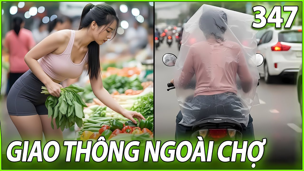 Ừ Thì Xe Phần 347 : Giao thông ngoài chợ | @Ừ Thì Xe​