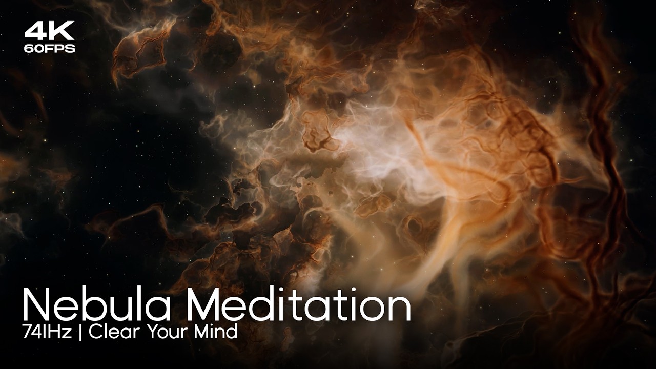 741Hz Nebula Handpan Meditation | Clear Your Mind & Reset Your Energy