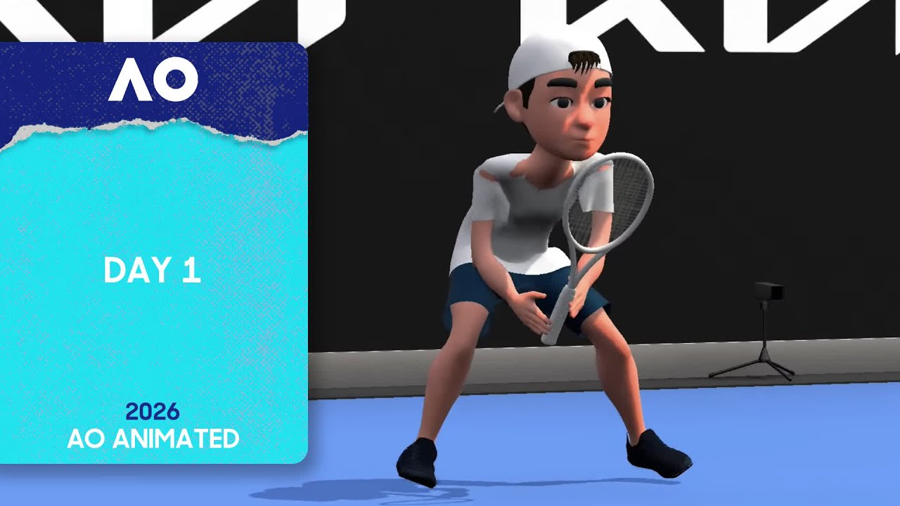 LIVE | AO Animated Day 1 | Australian Open 2026