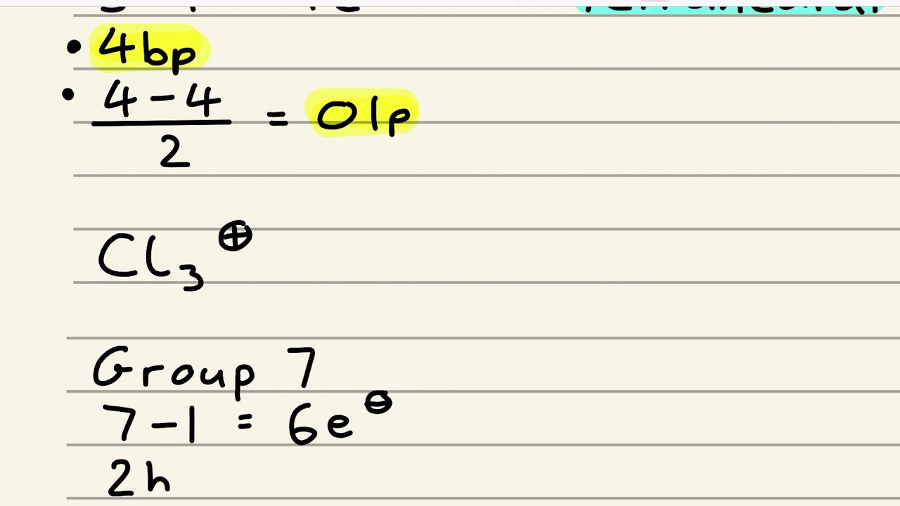 AQA Working Out The Shape of a Molecule