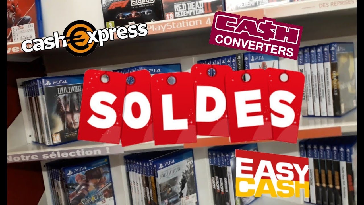 Soldes d'Hivers JV en magasin CASH + Fail en direct !