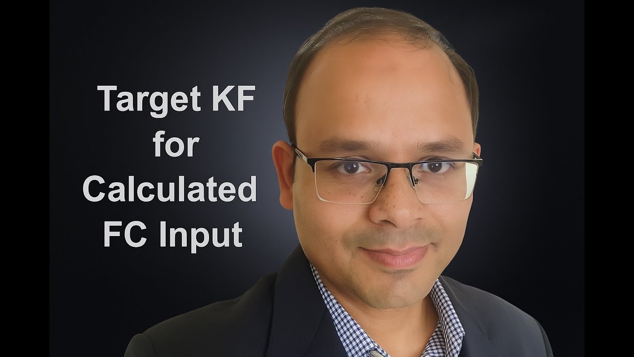 SAP IBP Tutorial: Target KF for Calculated FC Input