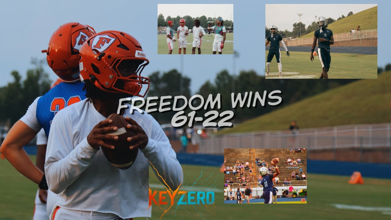 FAT FRIDAY! Freedom wins 61-22 |Freedom (6A/7A) vs East Burke (3A/4A)| High School Football | 2025