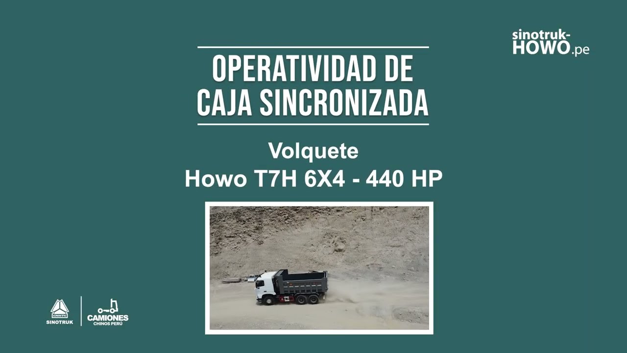 Escuela Sinotruk Cap 2- Inducción Volq. Howo T7H - 440HP -6x4