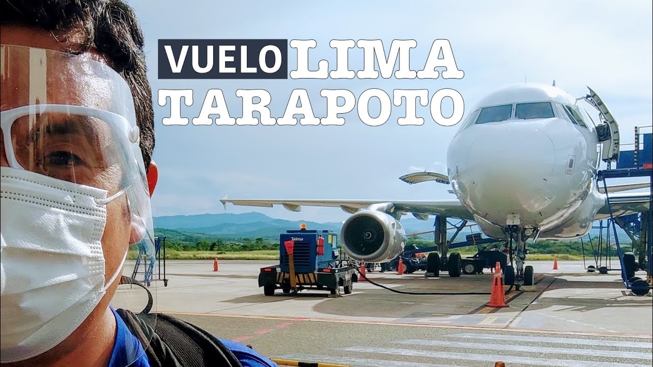 Despegando del aeropuerto de Lima a Tarapoto con fuertes turbulencias (vuelo completo full flight)