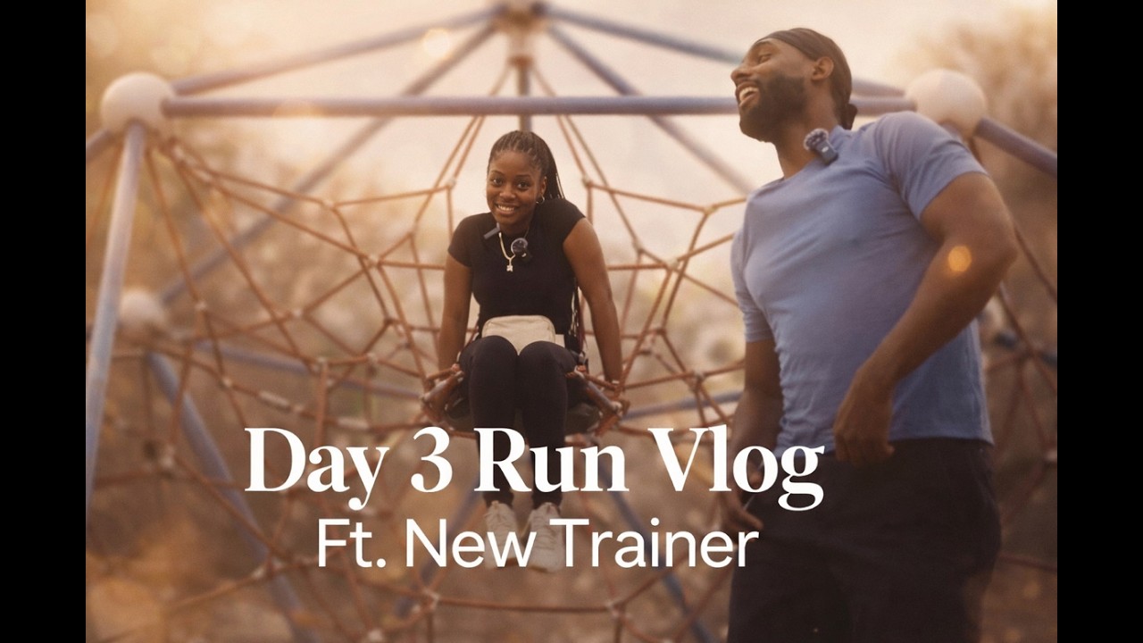 Day 3 Run Vlog Ft. My New Trainer 🤍