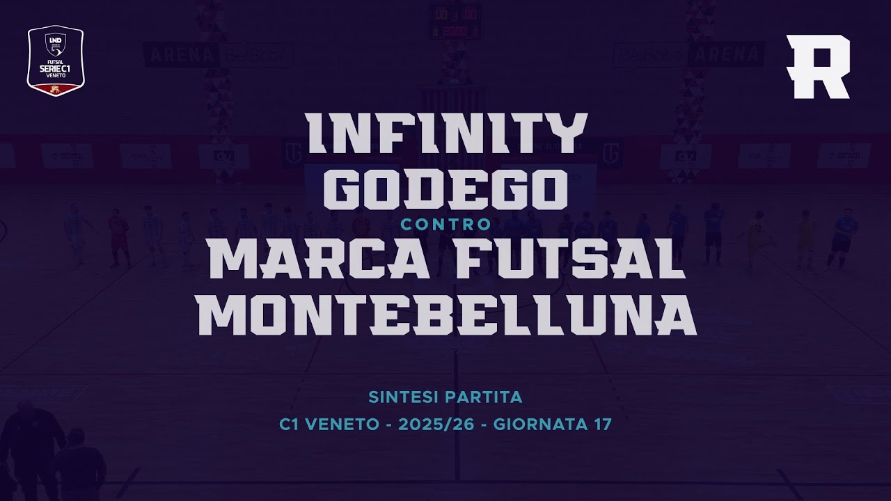 ROPLOTS HIGHLIGHTS | Infinity Godego - Marca Futsal Montebelluna | Serie C1 Veneto - GIORNATA 17