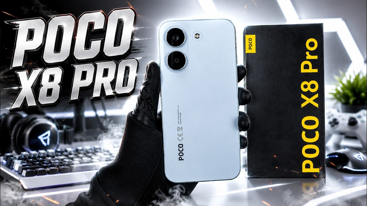 POCO X8 Pro Unboxing | Hands-On, Antutu, Design, Unbox, Camera Test