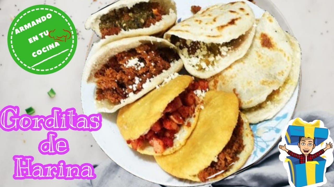 Gorditas de Harina y De Maiz/ incluyen dos guisados