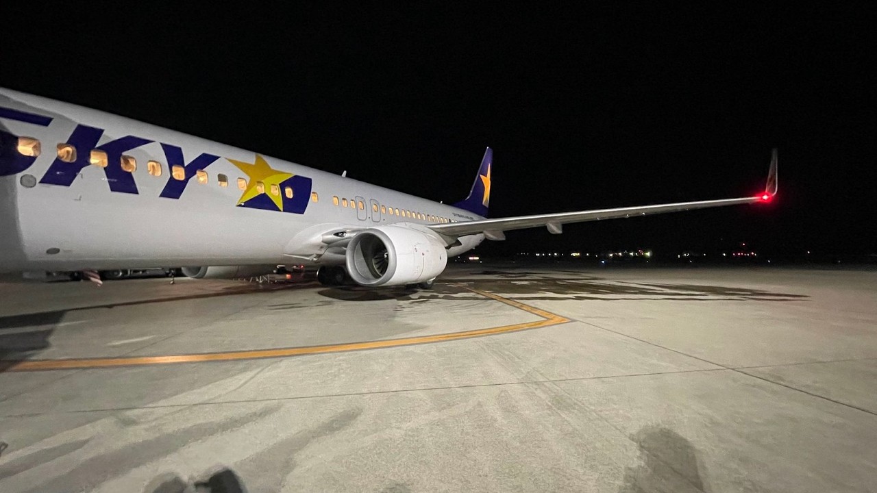 那覇空港から茨城空港まで空撮動画