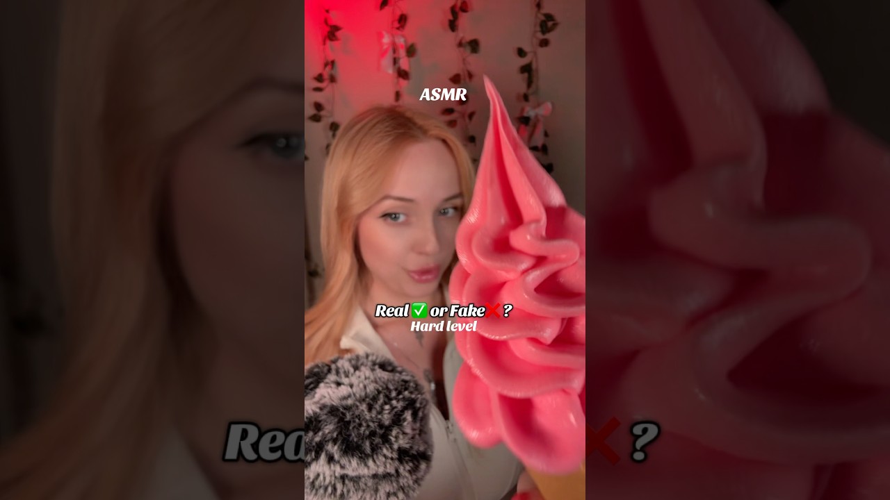 Real or Fake ? ASMR #asmr #tingles #visualtingle #asmrtriggers