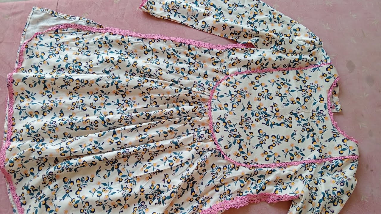2026 Ka New aur Stylish Frock Style Kurti Design Full Cutting and Stitching Tutorial For Beginners 