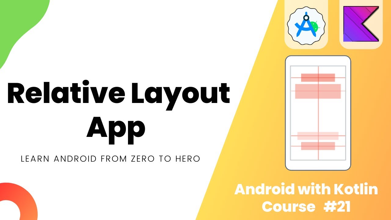Приложение Relative Layout &mdash; изучайте Android с нуля #21 #androidstudio