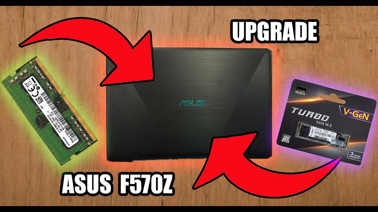 Cara pasang RAM & SSD M.2 di Laptop ASUS F570Z