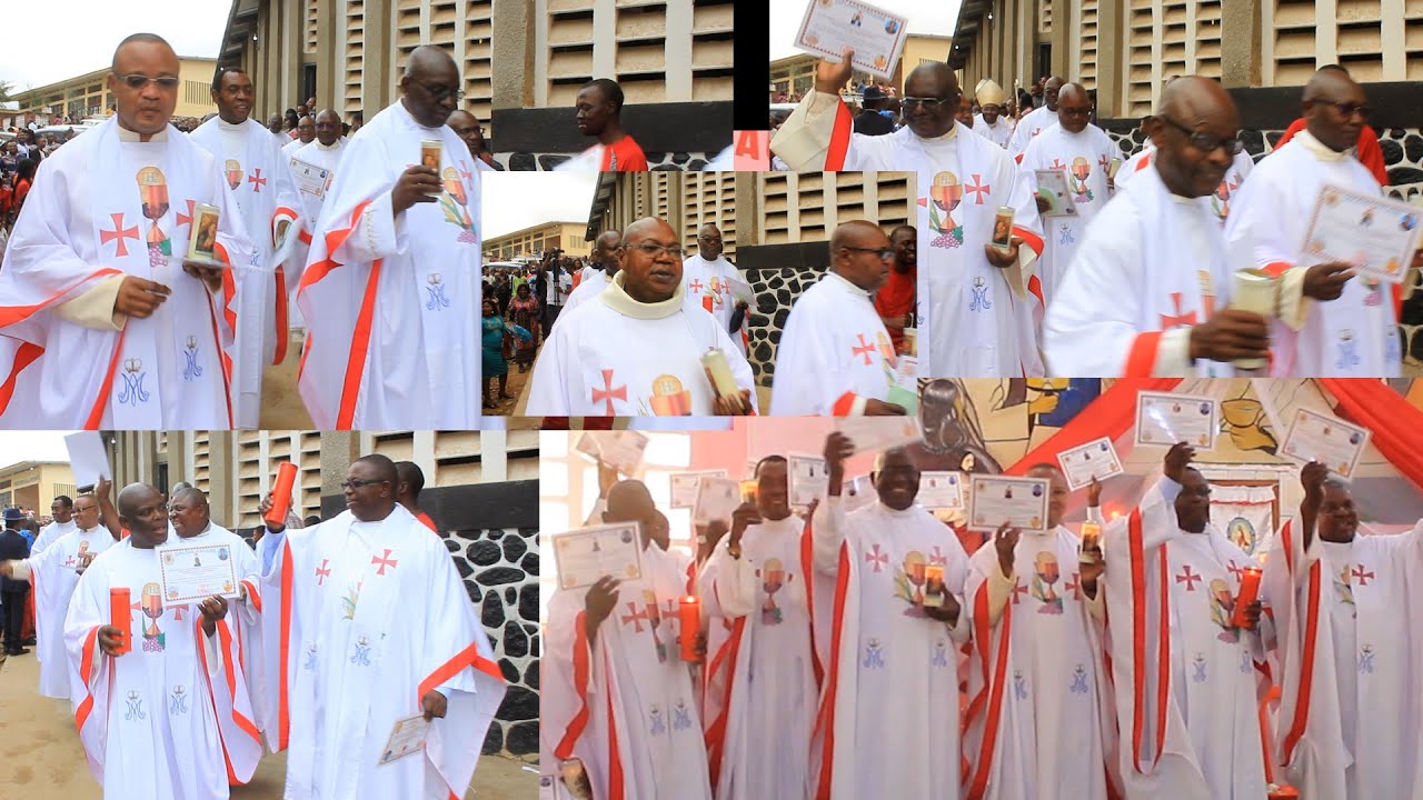 DIOCESE DE BOMA 🧧 MESSE DU JUBILE D'ARGENT ET SACERDOTALE DES PRETRES ORDONNES EN 1998