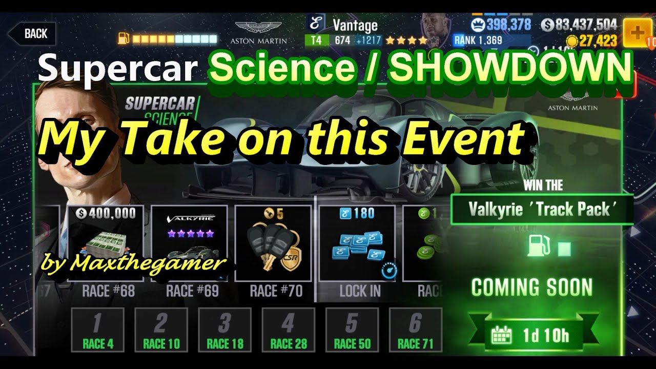 CSR 2 | CSR Racing 2, Supercar Science Aston Martin, My Take