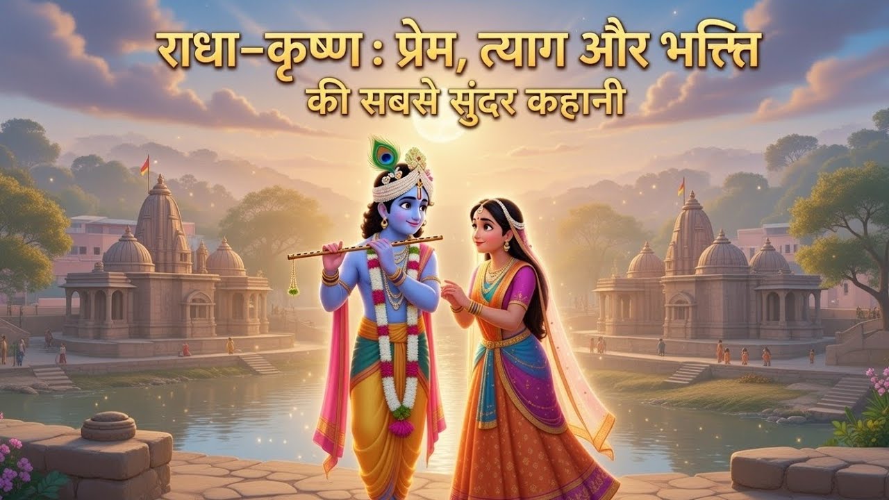 “राधा–कृष्ण: प्रेम, त्याग और भक्ति की सबसे सुंदर कहानी”#famous #video #krishna #radhakrishna #viral