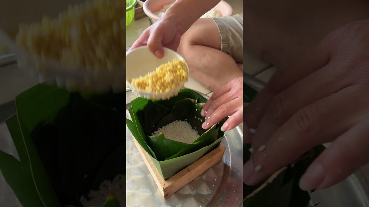 Gói bánh chưng