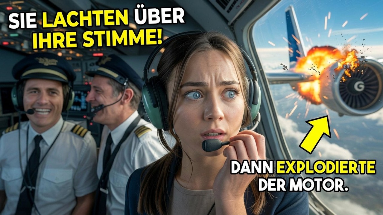 Die Piloten lachten, als sie sagte: „Ich bin Falcon“ – bis der Motor explodierte und ihre Stimme...