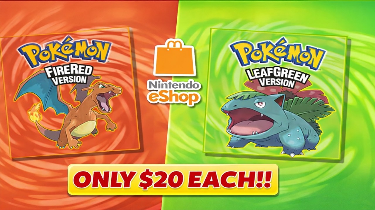 Итак, Nintendo собирается добавить Pokemon LeafGreen и FireWire в eShop для Switch 2...